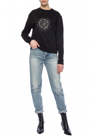 Bluza z nadrukiem z logo, zdjęcie 2 Bluza z nadrukiem z logo od Saint Laurent